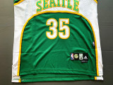 Classic Green Kevin Durant #35 Seattle Sonics Basketball Jersey Sports Shirt Tops