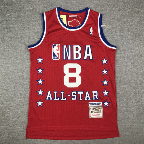 Retro 2003 All Stars Kobe Bryant #24 Los Angeles Lakers Basketball Jersey Sports Shirt Tops