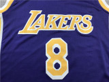 Commemorative Wish Version Purple Kobe Bryant #8 Los Angeles Lakers Basketball Jersey Sports Shirt Tops 