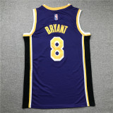 Commemorative Wish Version Purple Kobe Bryant #8 Los Angeles Lakers Basketball Jersey Sports Shirt Tops 