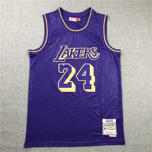 Retro 96 97 Year of the Rat Limited Kobe Bryant #24 Los Angeles Lakers Basketball Jersey Sports Shirt Tops