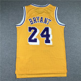 Vintage 07 08 Gold Label Kobe Bryant #24 Los Angeles Lakers Basketball Jersey Sports Shirt Tops