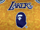Retro 96 97 Joint Bape Kobe Bryant #24 Los Angeles Lakers Basketball Jersey Sports Shirt Tops