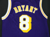 Vintage Purple Kobe Bryant #8 Los Angeles Lakers Basketball Jersey Sports Shirt Tops 