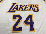 Commemorative Wish Version White Kobe Bryant #24 Los Angeles Lakers Basketball Jersey Sports Shirt Tops