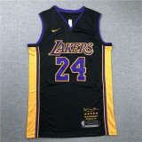 Retired Black Kobe Bryant #24 Los Angeles Lakers Basketball Jersey Sports Shirt Tops