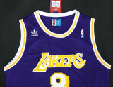 Vintage Purple Kobe Bryant #8 Los Angeles Lakers Basketball Jersey Sports Shirt Tops 