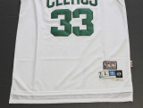 Vintage White Larry Bird #33 Boston Celtics  Basketball Jersey Sports Shirt Tops 