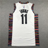 City Version White Kyrie Irving #11 Brooklyn Nets Basketball Jersey Sports Shirt Tops 