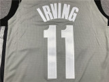Classic Grey Kyrie Irving #11 Brooklyn Nets Basketball Jersey Sports Shirt Tops