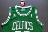 Vintage 85 86 Green Larry Bird #33 Boston Celtics  Basketball Jersey Sports Shirt Tops 