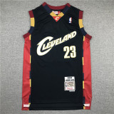 Vintage 08 09 Black LeBron James #23 Cleveland Cavaliers Basketball Jersey Sports Shirt Tops 