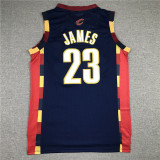 Vintage 08 09 Black LeBron James #23 Cleveland Cavaliers Basketball Jersey Sports Shirt Tops 