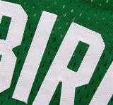 Vintage 85 86 Green Larry Bird #33 Boston Celtics  Basketball Jersey Sports Shirt Tops 