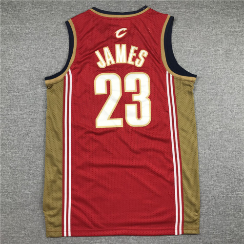 Vintage 03 04 Red LeBron James #23 Cleveland Cavaliers Basketball Jersey Sports Shirt Tops 