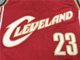 Vintage 03 04 Red LeBron James #23 Cleveland Cavaliers Basketball Jersey Sports Shirt Tops 