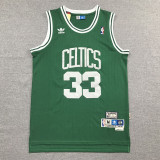 Vintage Green Larry Bird #33 Boston Celtics  Basketball Jersey Sports Shirt Tops 
