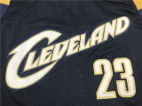 Vintage 08 09 Black LeBron James #23 Cleveland Cavaliers Basketball Jersey Sports Shirt Tops 