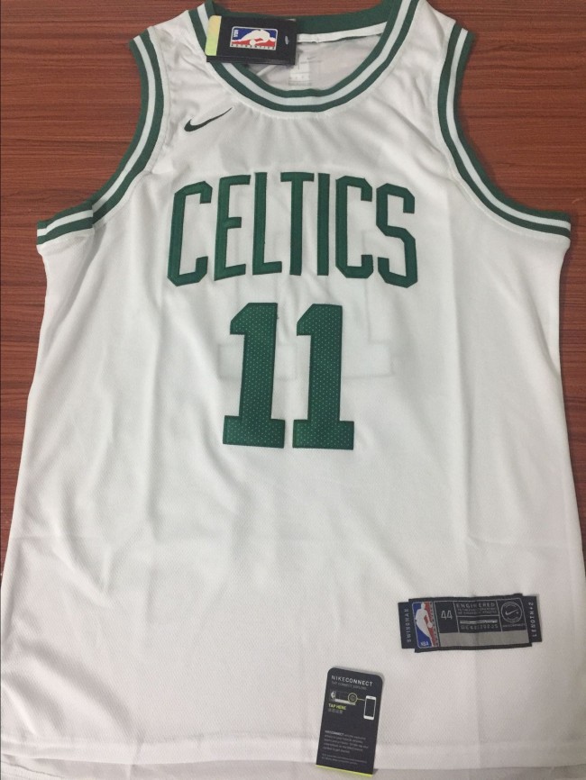 Classic White Kyrie Irving #11 Boston Celtics Basketball Jersey Sports Shirt Tops 