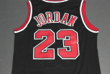1998 Black Michael Jordan #23 Chicago Bulls Basketball Jersey Sports Shirt Tops