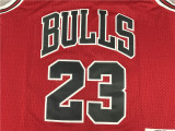 Retro 96 97 Champion Gold Label Red Michael Jordan #23 Chicago Bulls Basketball Jersey Sports Shirt Tops