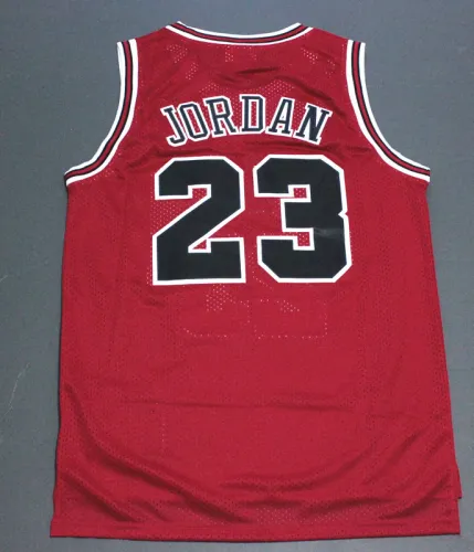 Retro 1998 Finals Red Michael Jordan #23 Chicago Bulls Basketball Jersey Sports Shirt Tops