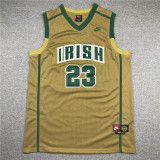 Khaki LeBron James #23 Saint Vincent Saint Mary High School Basketball Jersey Sports Shirt Tops
