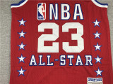 Retro 1989 All-Star Red Michael Jordan #23 Chicago Bulls Basketball Jersey Sports Shirt Tops