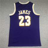 Retro Chinese Characters  Lakeman  LeBron James #23 Los Angeles Lakers Basketball Jersey Sports Shirt Tops