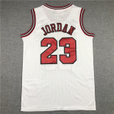 Vintage 1998 All-Star White Gold Logo Michael Jordan #23 Chicago Bulls Basketball Jersey Sports Shirt Tops