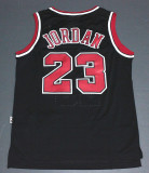 1998 Black Michael Jordan #23 Chicago Bulls Basketball Jersey Sports Shirt Tops