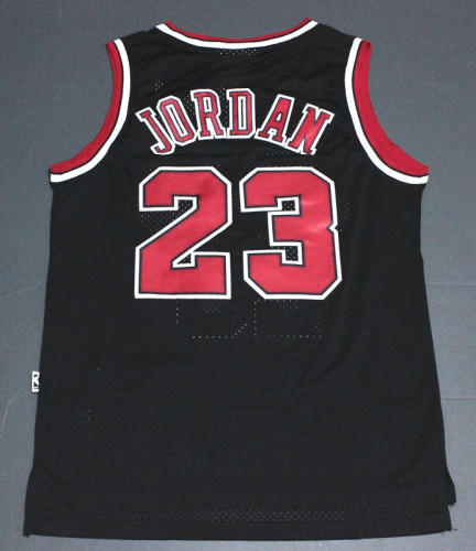 1998 Black Michael Jordan #23 Chicago Bulls Basketball Jersey Sports Shirt Tops