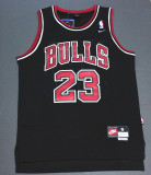 Classic Black Michael Jordan #23 Chicago Bulls Basketball Jersey Sports Shirt Tops