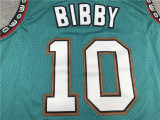 Vintage Green Mike Bibby #10 Vancouver Grizzlies Basketball Jersey Sports Shirt Tops
