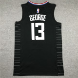 City Edition Black Paul George #13 Los Angeles Clippers Basketball Jersey Sports Shirt Tops