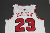 Classic White Michael Jordan #23 Chicago Bulls Basketball Jersey Sports Shirt Tops