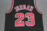 Classic Black Michael Jordan #23 Chicago Bulls Basketball Jersey Sports Shirt Tops