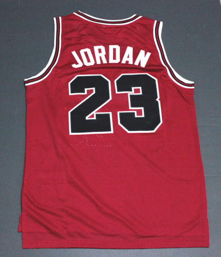 Vintage Chicago 84 85 Red Michael Jordan #23 Chicago Bulls Basketball Jersey Sports Shirt Tops
