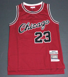 Vintage Chicago 84 85 Red Michael Jordan #23 Chicago Bulls Basketball Jersey Sports Shirt Tops