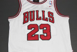 Classic White Michael Jordan #23 Chicago Bulls Basketball Jersey Sports Shirt Tops