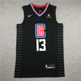 City Edition Black Paul George #13 Los Angeles Clippers Basketball Jersey Sports Shirt Tops