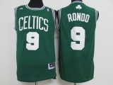Classic Green Rajon Rondo #9 Boston Celtics Basketball Jersey Sports Shirt Tops 