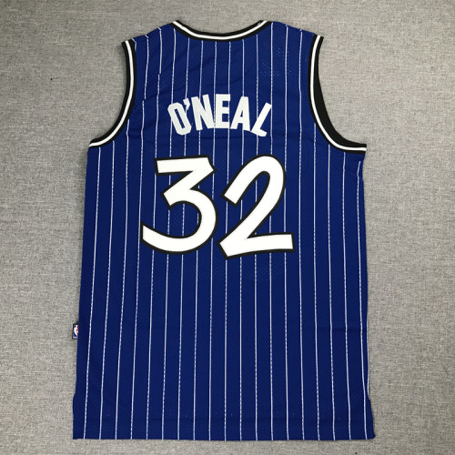 Classic Blue Shaquille O'Neal #32 Orlando Magic Basketball Jersey Sports Shirt Tops 