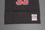 Vintage 95 96 Gold Label With Black Stripes Scottie Pippen #33 Chicago Bulls Basketball Jersey Sports Shirt Tops 