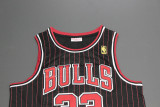 Vintage 95 96 Gold Label With Black Stripes Scottie Pippen #33 Chicago Bulls Basketball Jersey Sports Shirt Tops 