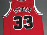 Retro 1998 Finals Red Scottie Pippen #33 Chicago Bulls Basketball Jersey Sports Shirt Tops 