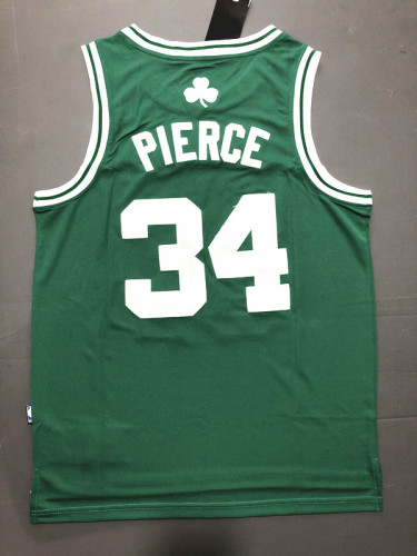 Classic Green Paul Pierce #34 Boston Celtics  Basketball Jersey Sports Shirt Tops 