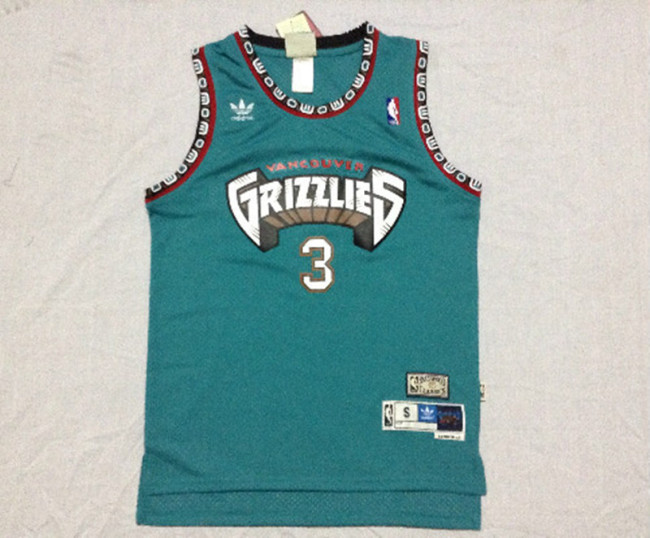 Vintage Green Shareef Abdur-Rahim #3 Memphis Grizzlies  Basketball Jersey Sports Shirt Tops