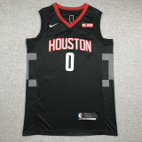 City Edition Black Russell Westbrook #0 Houston Rockets Basketball Jersey Sports Shirt Tops 