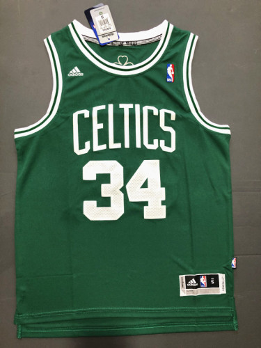 Classic Green Paul Pierce #34 Boston Celtics  Basketball Jersey Sports Shirt Tops 